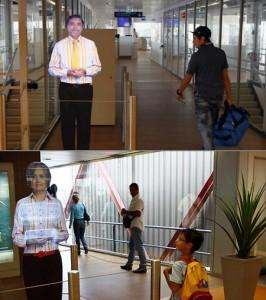 airport hologram