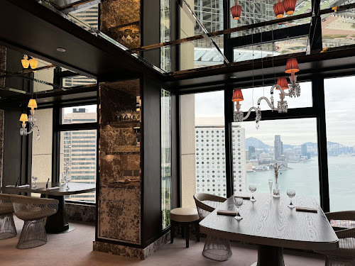Cristal Room by Anne-Sophie Pic [Hong Kong, CHINA] - Amazing modern French fine-dining Michelin 3-star Central Forty-five Glouchester Tower harbour view