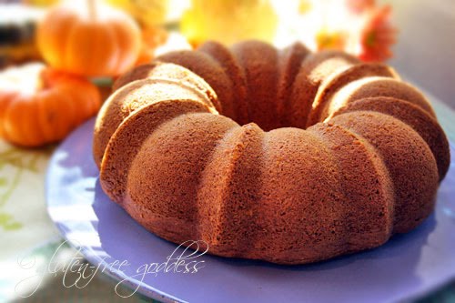 Gluten free pumpkin bundt cake