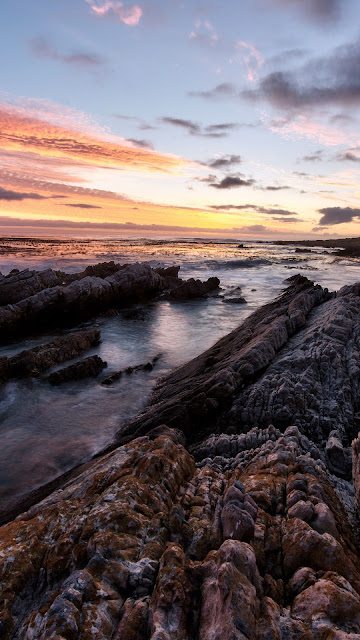 Sunset, Stone, Horizon, Rocks, Sea