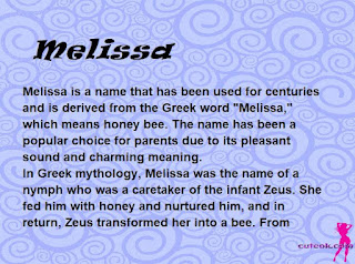 meaning of the name "Melissa"