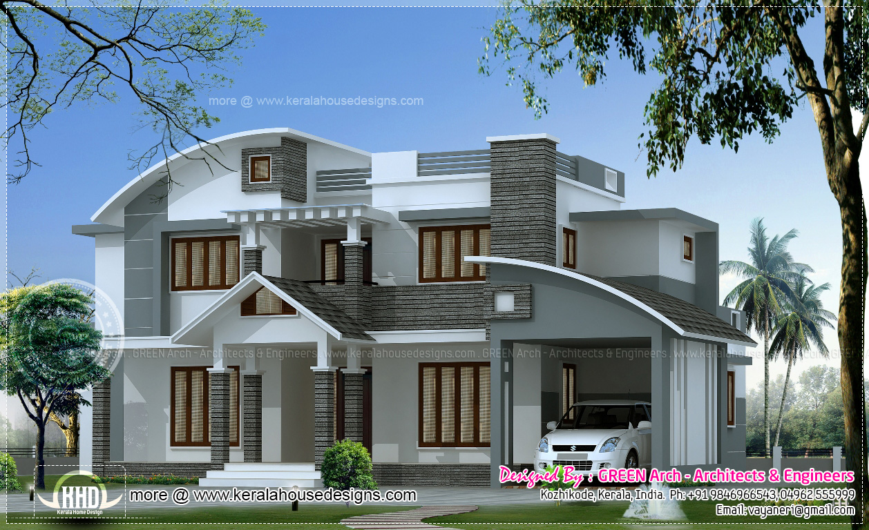 Arch Design For Front Elevation Zion Modern House