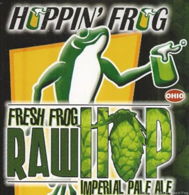 Hoppin’ Frog Fresh Frog Raw Hop Imperial Pale Ale Coming 10/3