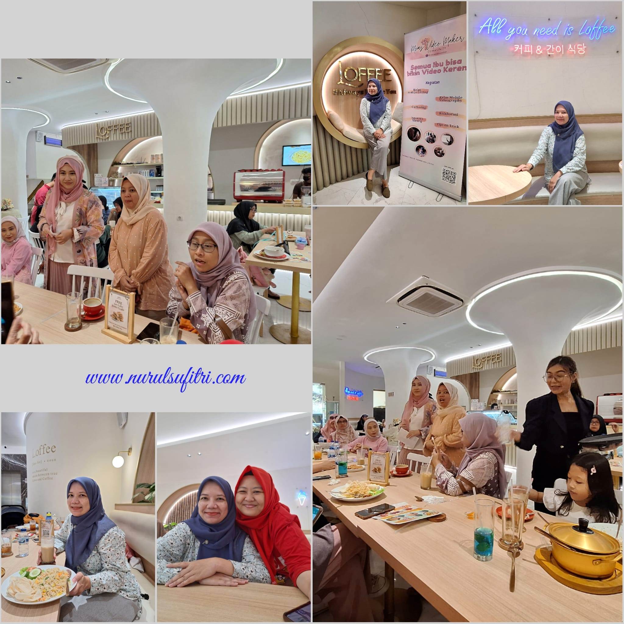 Ngopi dan Belajar Videografi di Loffee Coffee & Eatery Bersama Moms Video Maker Community