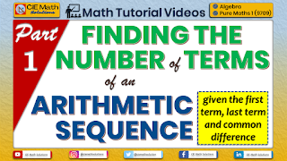 tutorial videos, youtube videos, arithmetic sequence, arithmetic progression, arithmetic series, common difference, general rule, explicit rule, sequences, nth term, shortcut method, how to videos, math videos, tutorial, AS Level maths, pure mathematics, 9709, Cambridge maths, sequences and series, patterns, sequence formula, series formula, derivations
