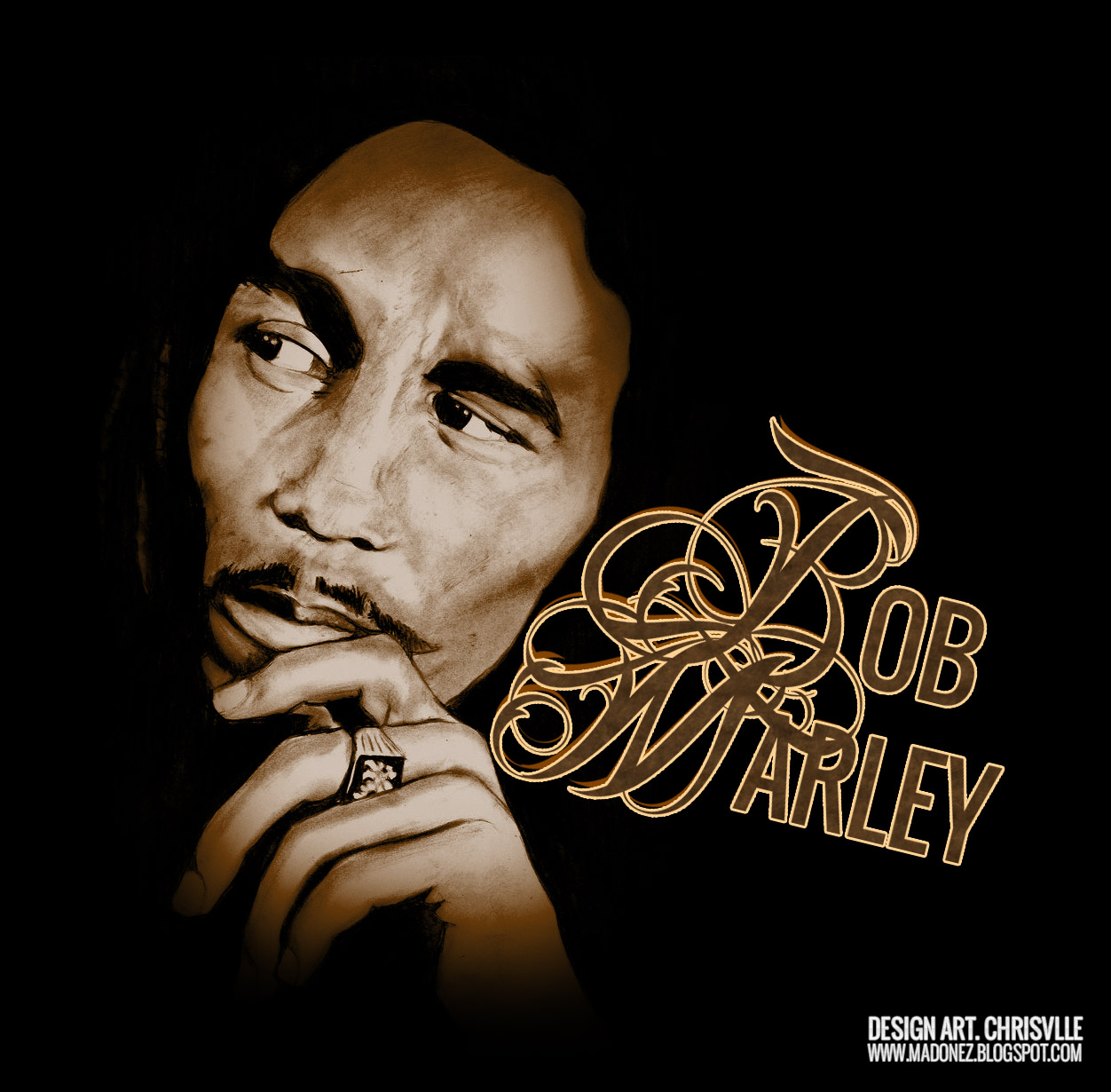 Bob Marley Face Design HD Pictures Bob Marley Wallpapers ... - FR'O ...