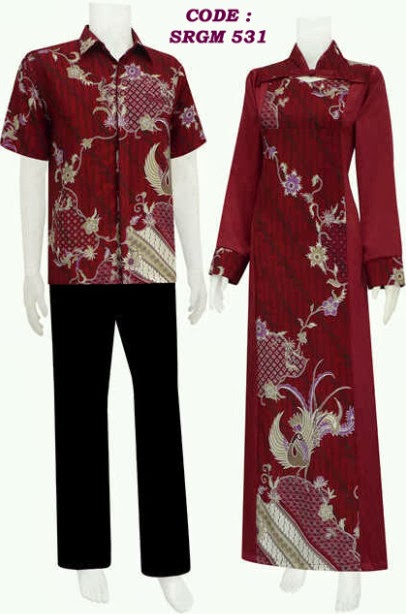 BATIKSARIMBITKU: Model batik modern gamis polos samping 