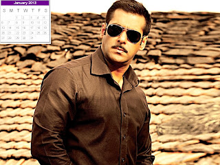 Bollywood Actors Desktop Calendar 2013