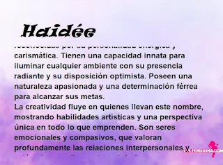 significado del nombre Haidée