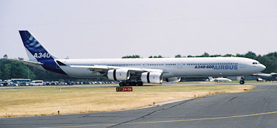 A340-600 at the Farnborough Air Show 2006 image