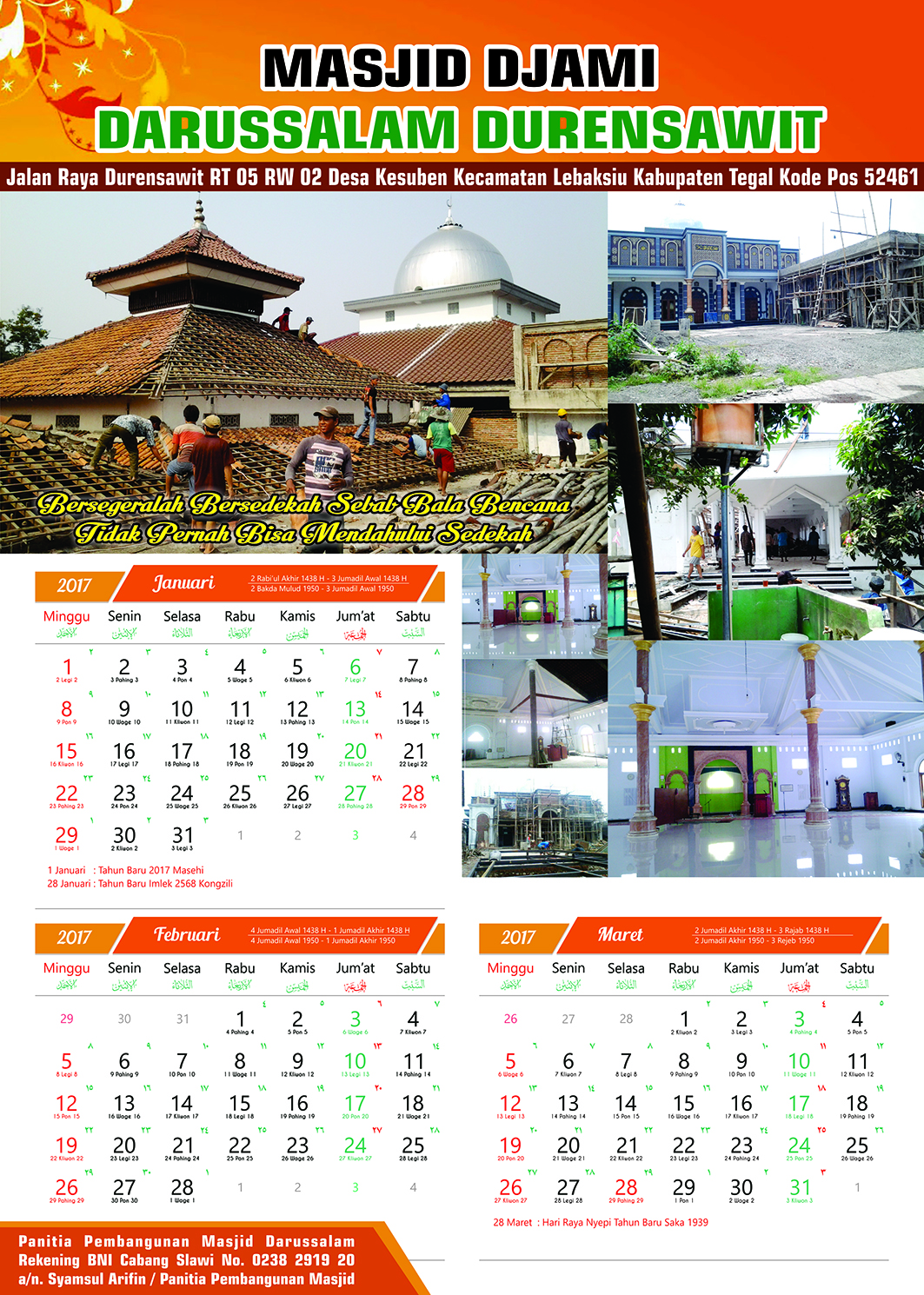 35 Inspirasi Contoh Desain  Kalender  Foto Sendiri Desain  