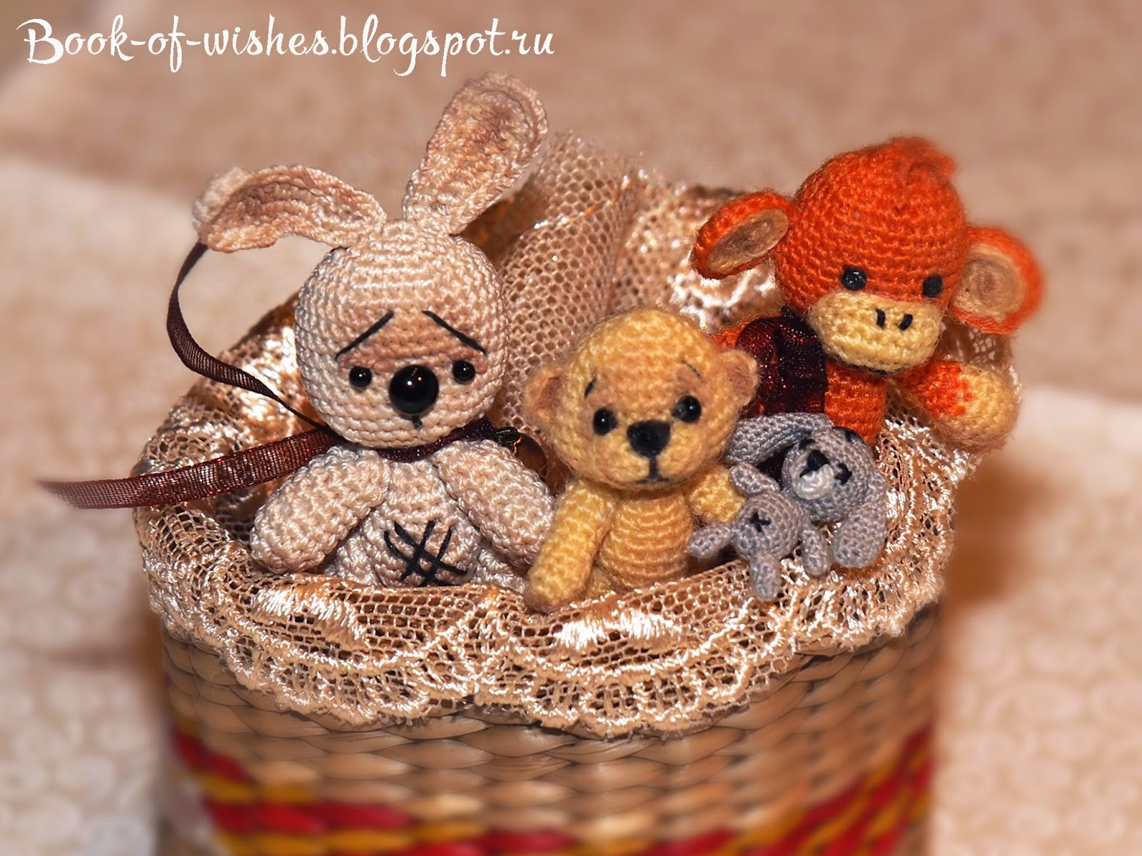 mini crochet toys