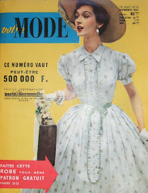 Votre Mode French fashion magazine, 10 Mai 1956