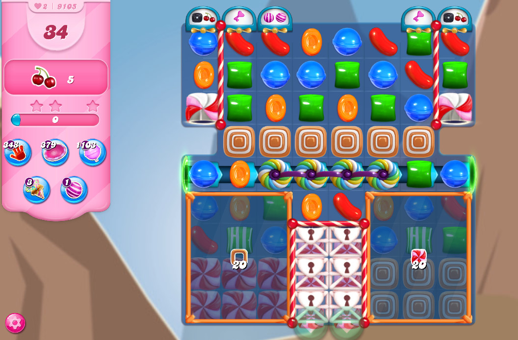 Candy Crush Saga level 9105