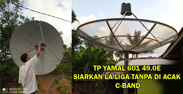 Transponder Frekuensi Yamal 601 Terbaru 49.0E C-Band Nonton La Liga Gratis EPL Seri A Liga Primer Rusia dan Liga Inggris