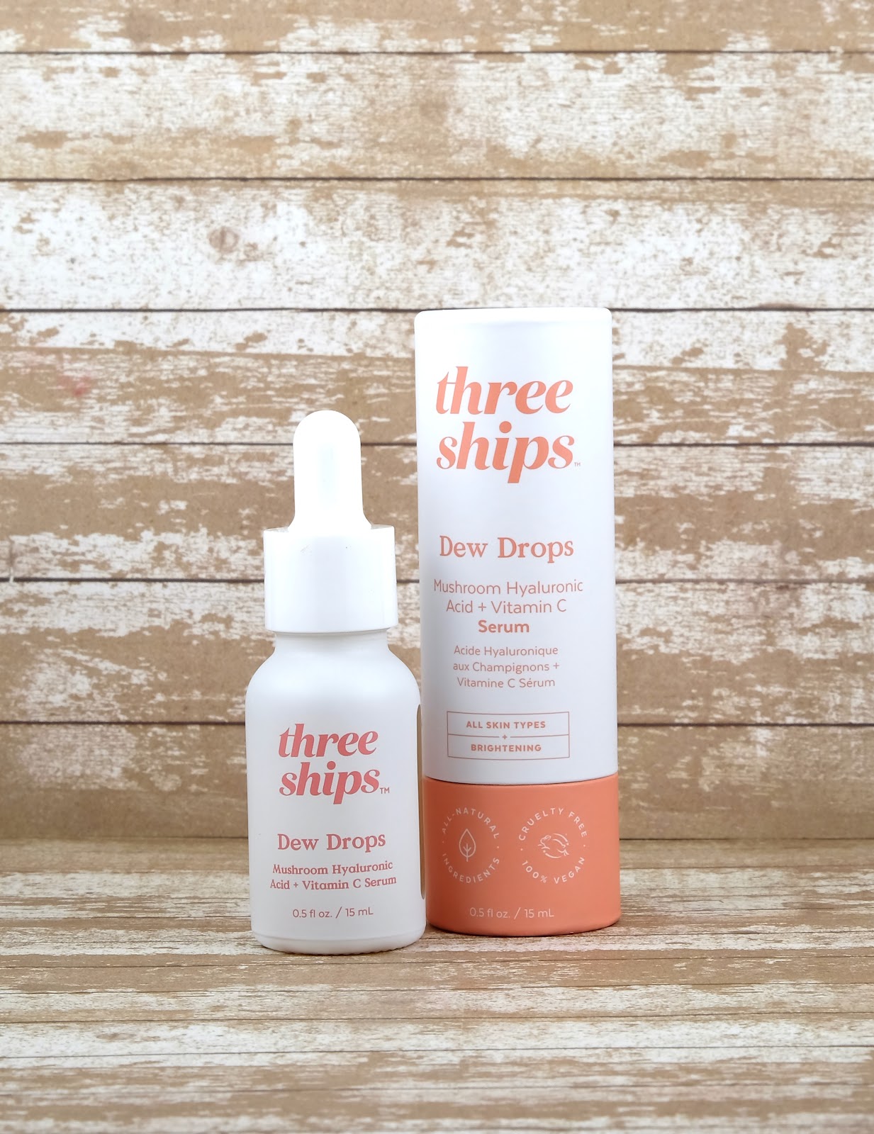 Three Ships Beauty | Dew Drops Mushroom Hyaluronic Acid + Vitamin C Serum