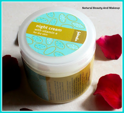 Fabindia Vitamin eastward Night Cream |Review , Price & Other Details on Natural Beauty And Makeup