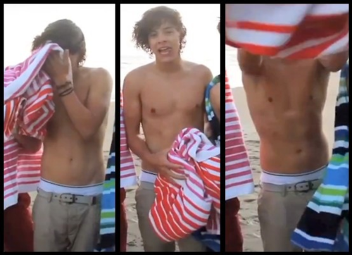 Harry Styles Shirtless