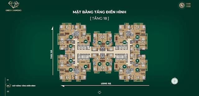 chung cư green diamond 93 láng hạ