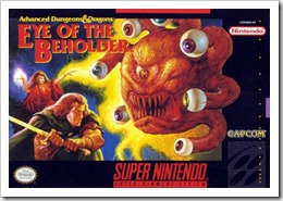 Advanced Dungeons & Dragons Eye of the Beholder