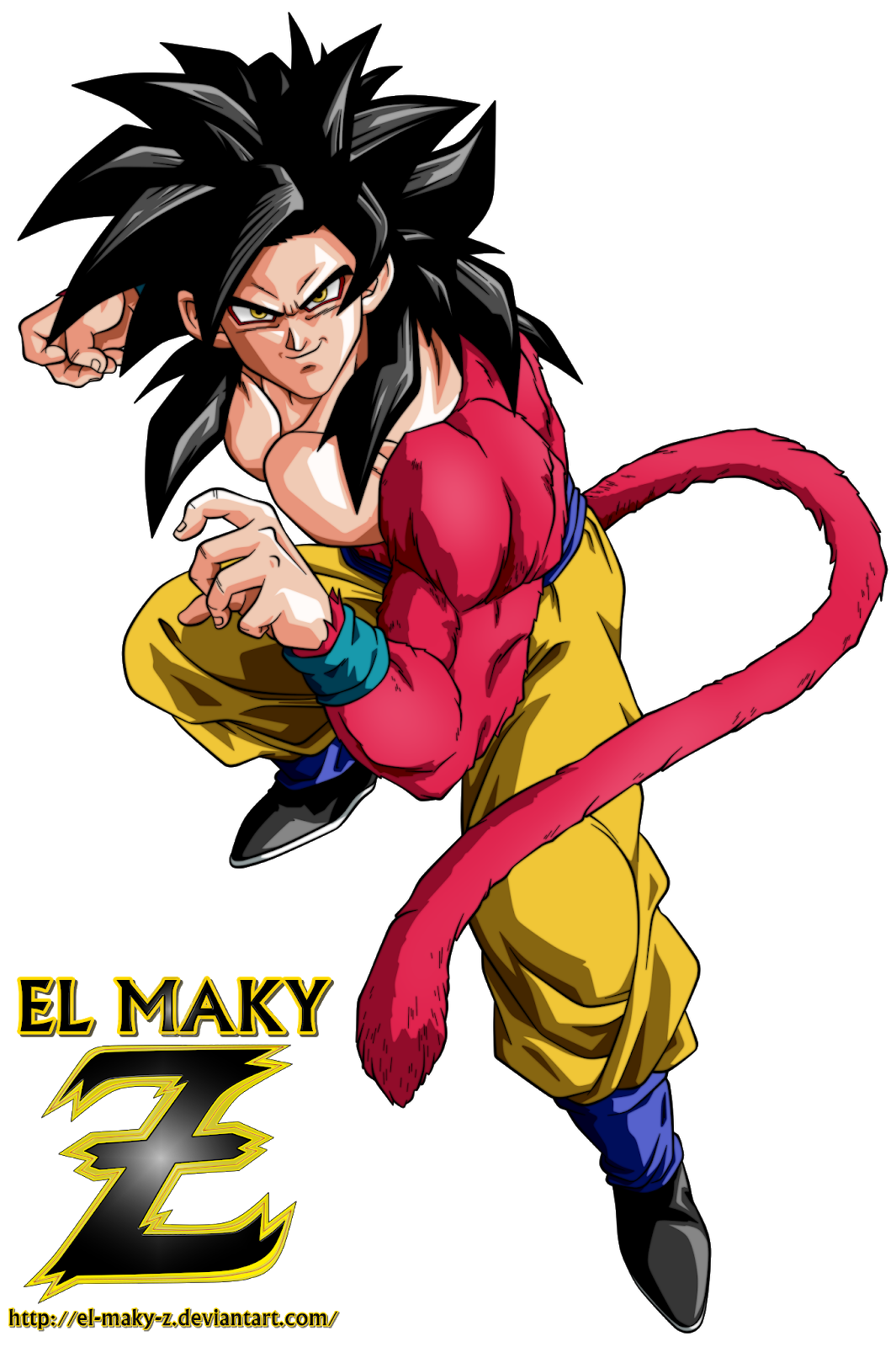 Maky Z Blog: (Card) Son Goku Super Saiyan 4 (Dragon Ball GT)