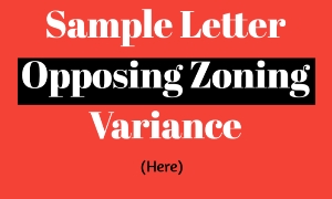 Sample Letter Opposing Zoning Variance (5 Tips)