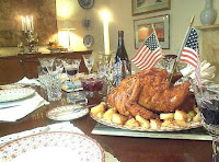 american thanksgiving turkey feast card