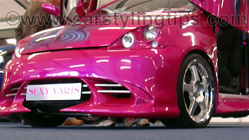 Otomotif Modifications: Pink Toyota Yaris