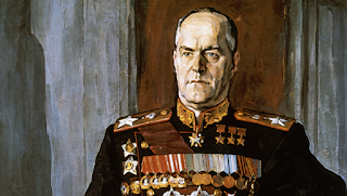 Portrait of Georgy Zhukov by P. Korin, 1945
