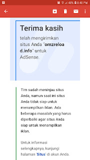 Situs Anda Belum Siap Untuk Menampilkan Iklan kami sedang berusaha menyiapkan situs anda adsense  setelah diterima adsense youtube  berapa lama review pertama google adsense  akun adsense tidak disetujui  cara mengetahui kita sudah terdaftar di google adsense  berapa lama konfirmasi google adsense  cara menghubungkan situs ke adsense  tanda adsense youtube diterima