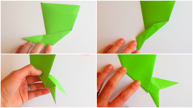 fun summer origami for kids- fold an origami mermaid