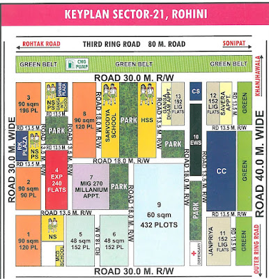 Rohini-Sector-21-Layout-Plan-Map