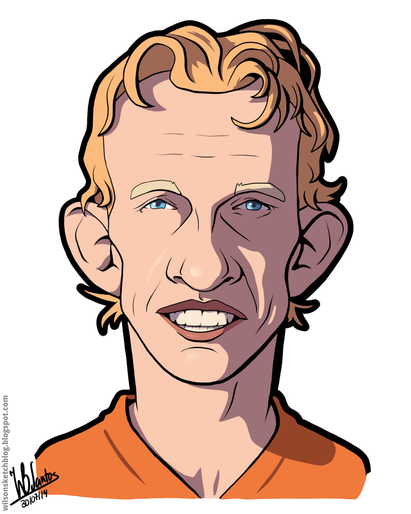 Netherlands 2014 - Kuyt (Cartoon Caricature)