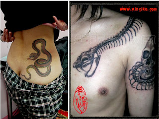 Japanese Snake Tattoo