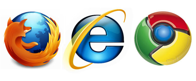 Internet-web-browsers-online-IE-Firefox-Chrome