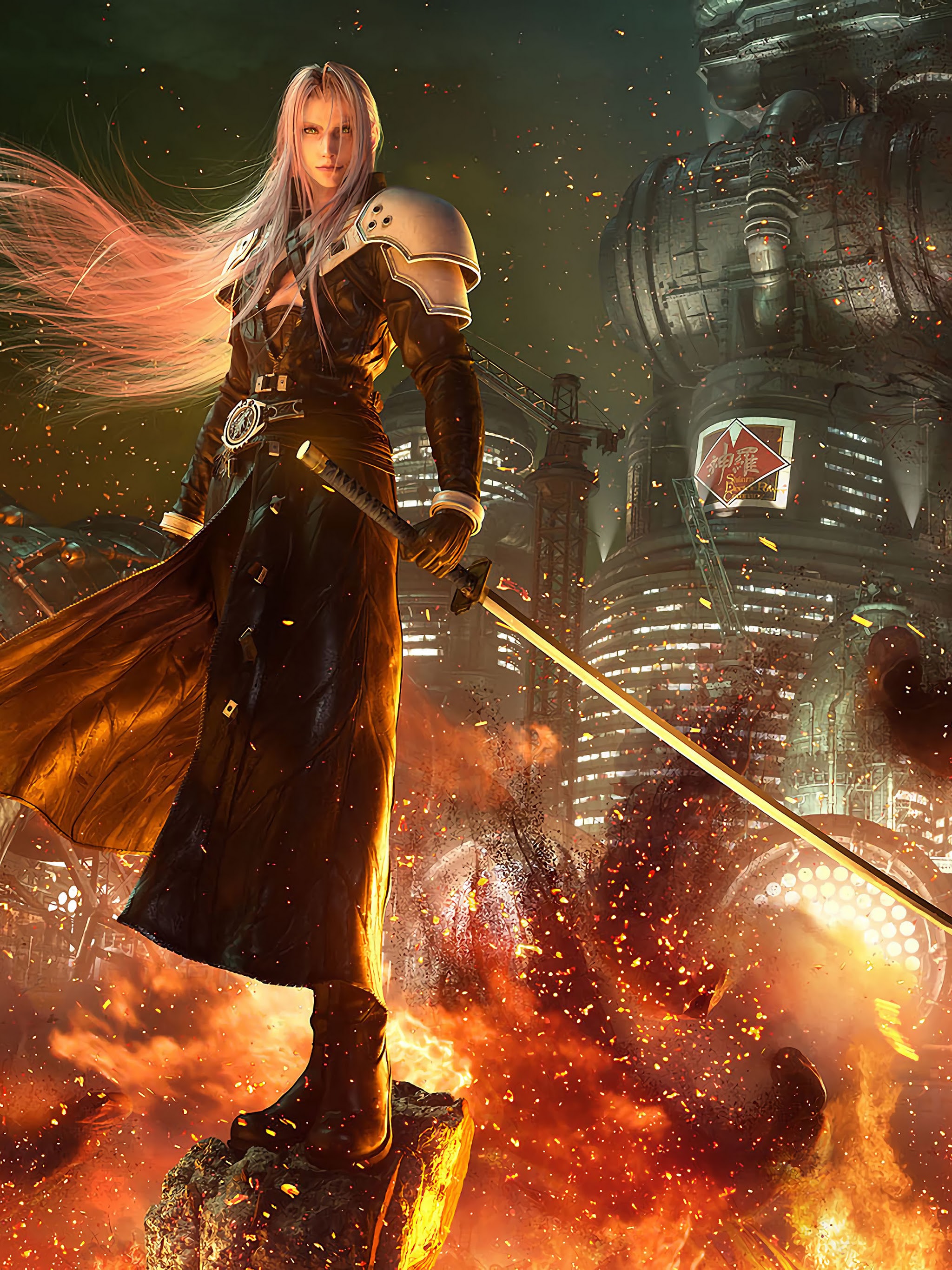 Sephiroth Final Fantasy 7 Remake 4k Wallpaper 29