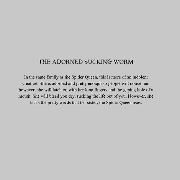 Personal Monsters - The Adorned Sucking Worm