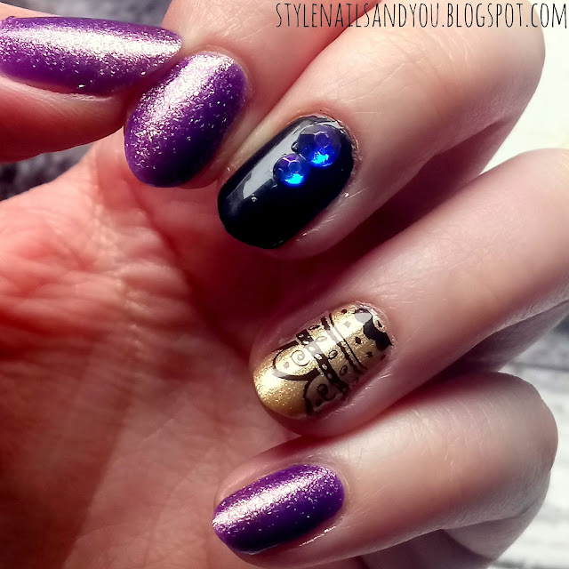 Mystique Purple | Blue Rhinestones | BeautyBigBang Review