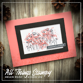 Painted Poppies Stampin Up Helen Read Allthingsstampy Monochromatic