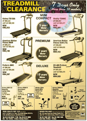 Treadmill Clearance