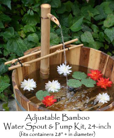 Bamboo Water Spout1