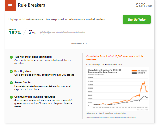 The Motley Fool Rule Breakers