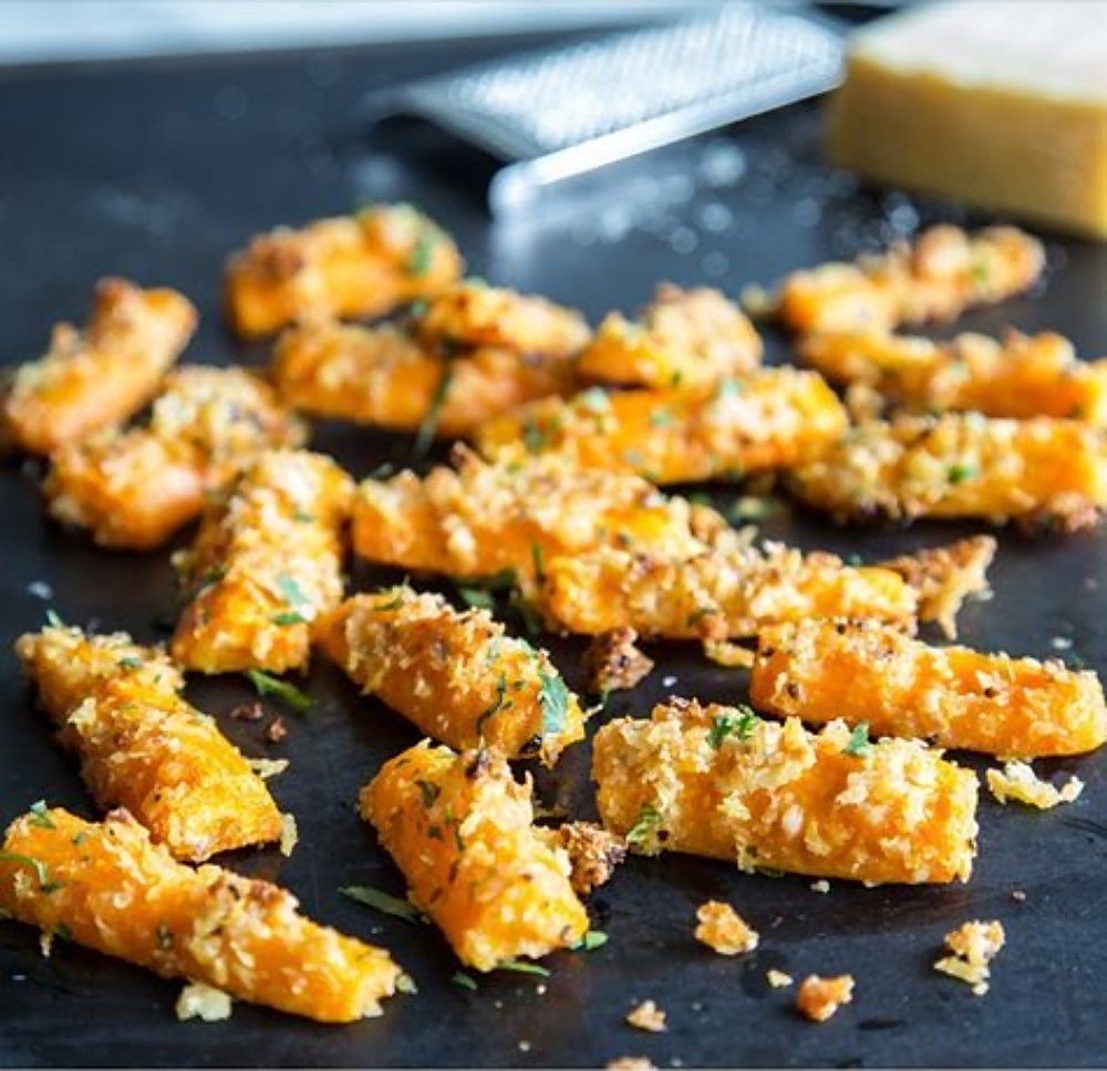 Parmesan-Möhren: der leckerste Fernseh-Snack aller Zeiten!