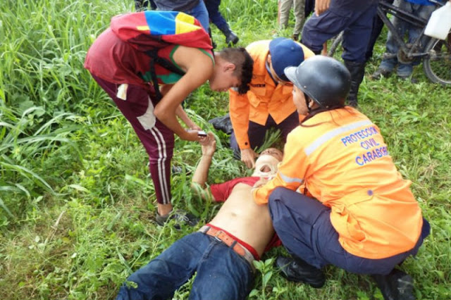 TansCarabobo se volcó y dejó varios heridos