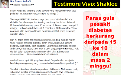 Image result for testimoni vivix diabetes