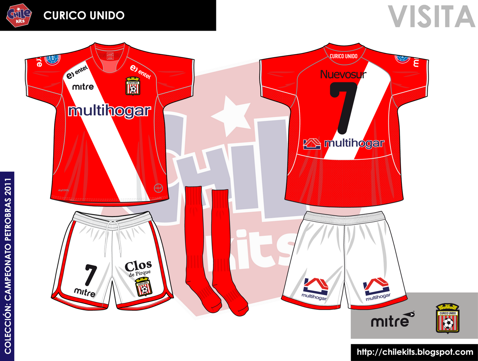 CHILE KITS: CURICÓ UNIDO 2011