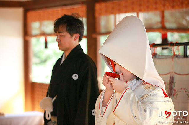 宇治上神社での挙式撮影