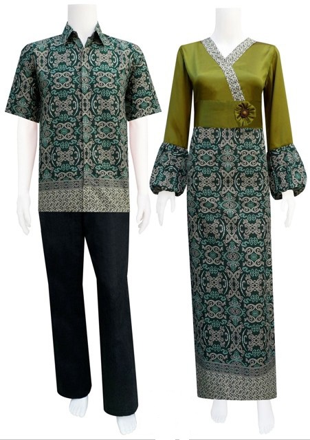 Baju Batik Gamis Model Kimono ~ Tata Batik Sarimbit
