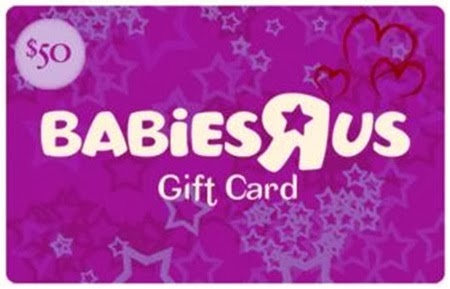 $50 Babies R Us gift card