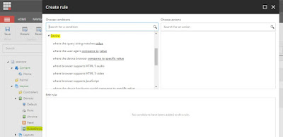 rule-on-device-sitecore